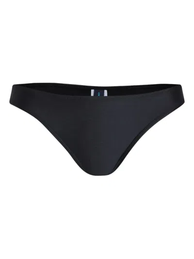 Lygia & Nanny Stitching-detail Bikini Bottoms In Black