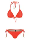 Lygia & Nanny Tassel-tie Bikini In Red
