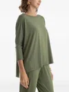 Lygia & Nanny Three-quarter Sleeve T-shirt In Green