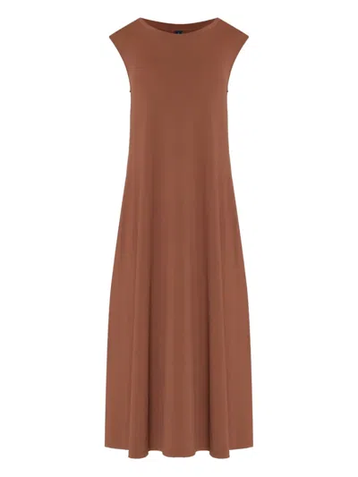 Lygia & Nanny Tiê Dress In Brown