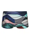 Lygia & Nanny Tijuca Abstract-print Swim Shorts In Blue
