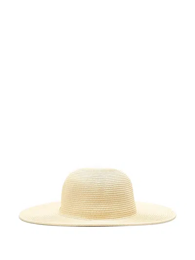 Lygia & Nanny Trancoso Paper Hat In White