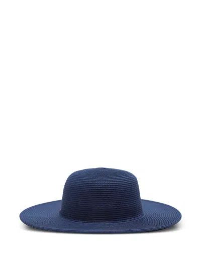 Lygia & Nanny Trancoso Plaque Hat In Blue