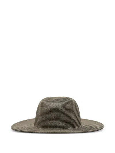 Lygia & Nanny Trancoso Raffia Hat In Brown