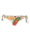 Lygia & Nanny Tropical-print Tie-side Bikini Bottom In Multi