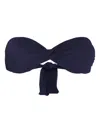 Lygia & Nanny Twist-detail Bikini Top In Blue