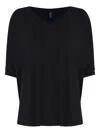 Lygia & Nanny V-neck Short-sleeve T-shirt In Black