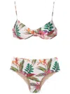 Lygia & Nanny Veronica Botanical-print Bikini In Multicolour