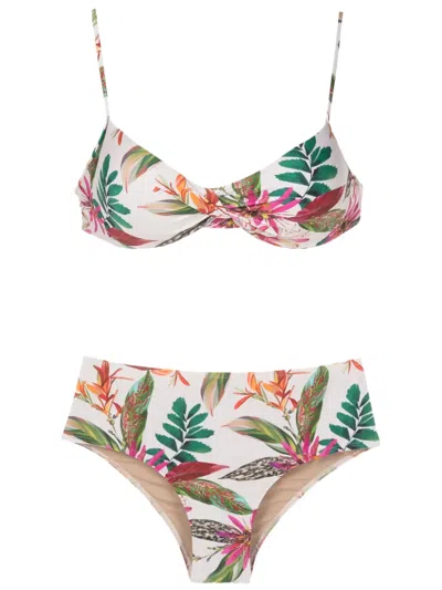 Lygia & Nanny Veronica Botanical-print Bikini In Multicolour