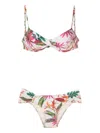 Lygia & Nanny Vitoria Botanical-print Bikini In Multicolour