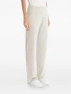 Lygia & Nanny Wine Plush Pocket Trousers In Gray