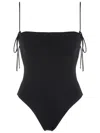 Lygia & Nanny Winoma Fluity Square-neck Swimsuit In Black