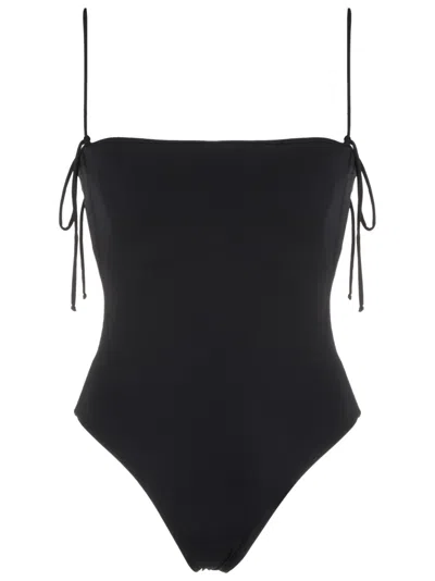 Lygia & Nanny Winoma Fluity Square-neck Swimsuit In Black