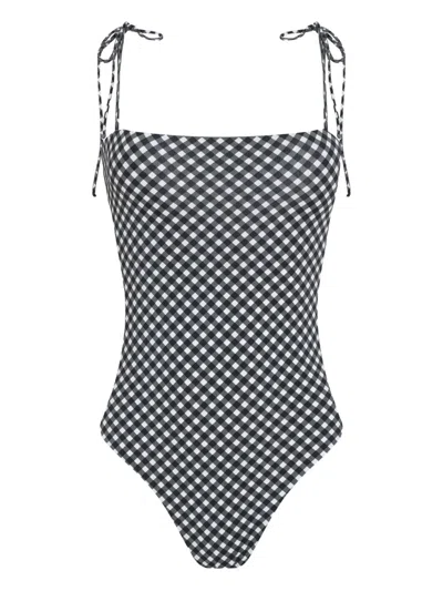 Lygia & Nanny Winona Gingham-check One-piece Swimsuit