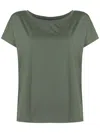 Lygia & Nanny Boat-neck Short-sleeve T-shirt In Grün