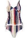 Lygia & Nanny Bruma Striped Tankini In Multicolour