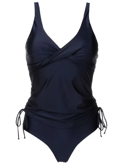 Lygia & Nanny Bruma Twist-detail Tankini In Blue