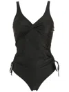 Lygia & Nanny Bruma Wrap Tankini In Black