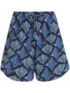 Lygia & Nanny Cannes Bio Shorts In Blue