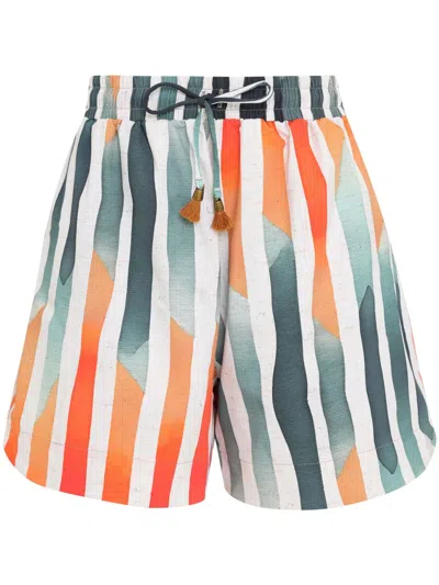 Lygia & Nanny Cannes Swim Shorts In White