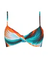 Lygia & Nanny Cassis Bikini Top In Blue