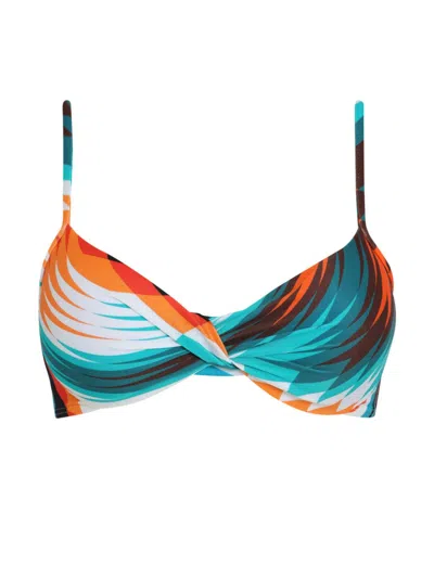 Lygia & Nanny Cassis Bikini Top In Blue