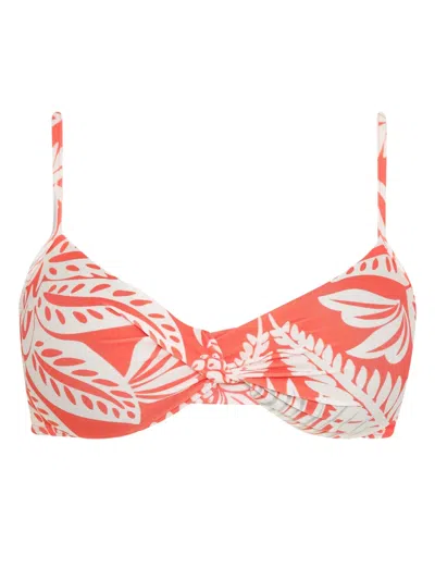 Lygia & Nanny Cassis Bikini Top In Orange