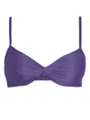 Lygia & Nanny Cassis Bikini Top In Purple