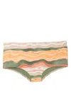 Lygia & Nanny Badehose In Colour-block-optik In Brown