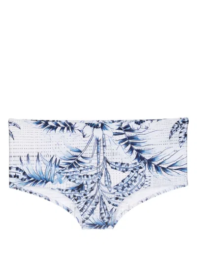 Lygia & Nanny Copacabana Botanical-print Swimming Trunks In Veredas