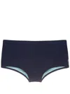 Lygia & Nanny Copacabana Lisa Logo-print Swimming Trunks In Blue