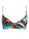 Lygia & Nanny Fiji Bikini Top In Blue