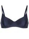 Lygia & Nanny Fiji U-neck Bikini Top In Black