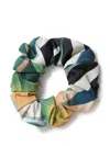 Lygia & Nanny Floral-print Scrunchie In Green