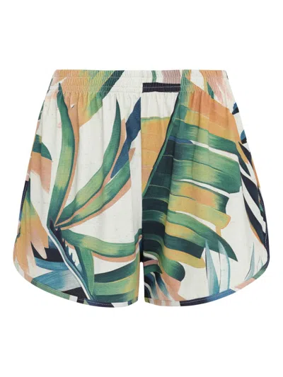 Lygia & Nanny Floral-print Shorts In White