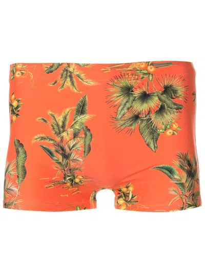 Lygia & Nanny Floral-print Swim Shorts In Dende