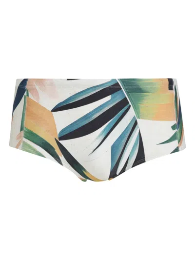Lygia & Nanny Floral-print Swim Trunks In Blue