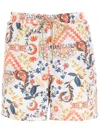 Lygia & Nanny Gil Paisley-print Swimming Shorts In Neutrals