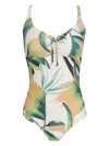 Lygia & Nanny Graphic-print Swimsuit In White