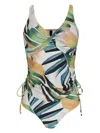Lygia & Nanny Graphic-print Tankini In White
