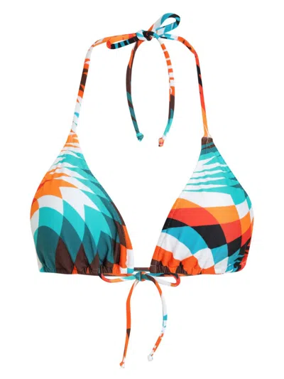 Lygia & Nanny Hanna Bikini Top In Blue