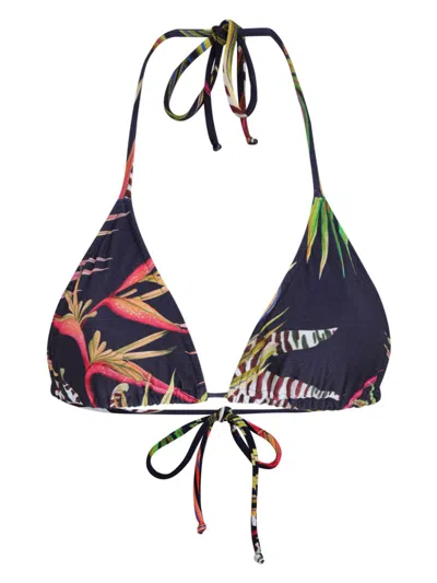 Lygia & Nanny Hanna Bikini Top In Blue