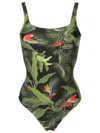 Lygia & Nanny Hapuna Scoop Back Swimsuit In Green