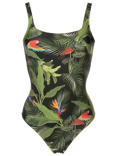 Lygia & Nanny Hapuna Scoop Back Swimsuit In Green