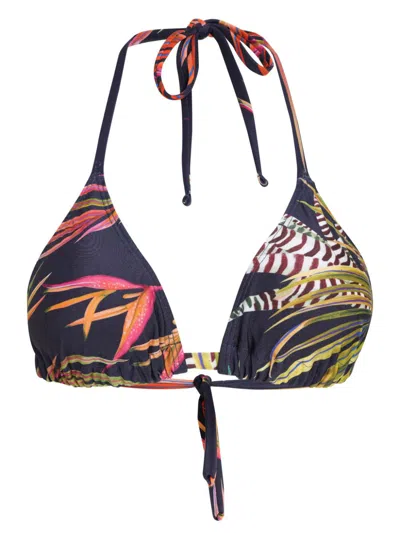 Lygia & Nanny Iasmin Bikini Top In Blue