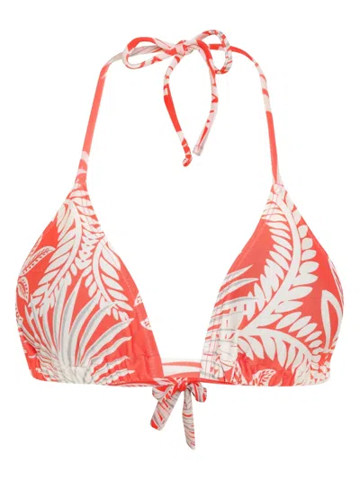 Lygia & Nanny Iasmin Bikini Top In Orange