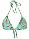 LYGIA & NANNY IASMIN TROPICAL PRINT BIKINI TOP