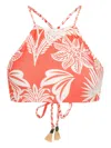 Lygia & Nanny Ilana Bikini Top In Orange