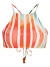 Lygia & Nanny Ilana Bikini Top In Red