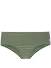 Lygia & Nanny Ilhabela Logo-print Swim Trunks In Green